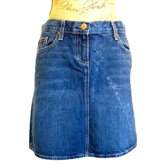 J.Crew 100% Cotton Denim Mini Skirt Size M - Picture 7 of 12